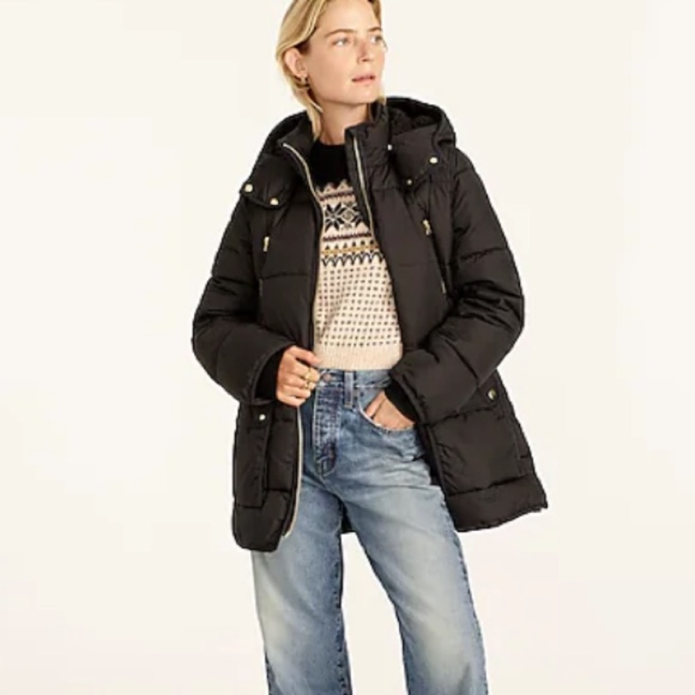 J. Crew Mercantile Chateau Puffer Jacket primaloft
